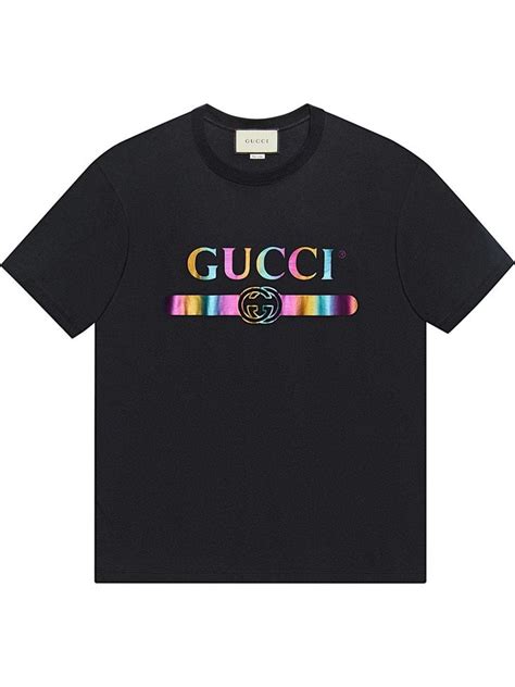 gucci sweater pic rainbow|gucci metallic t shirt.